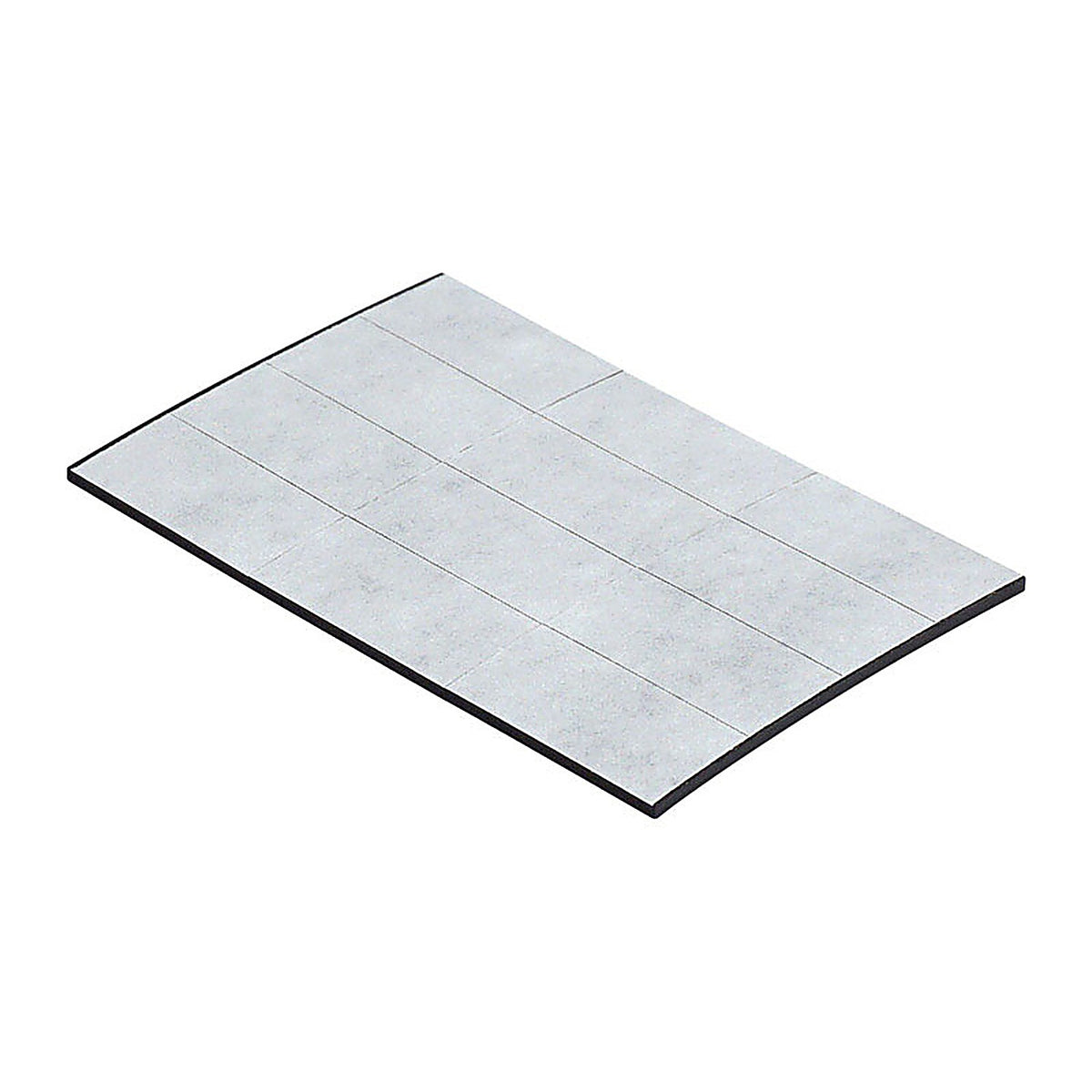 Master Magnetics 7010 2 in. W x 3 in. L Magnetic Tape Strips Black