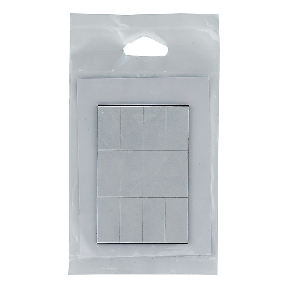 Master Magnetics 7010 2 in. W x 3 in. L Magnetic Tape Strips Black