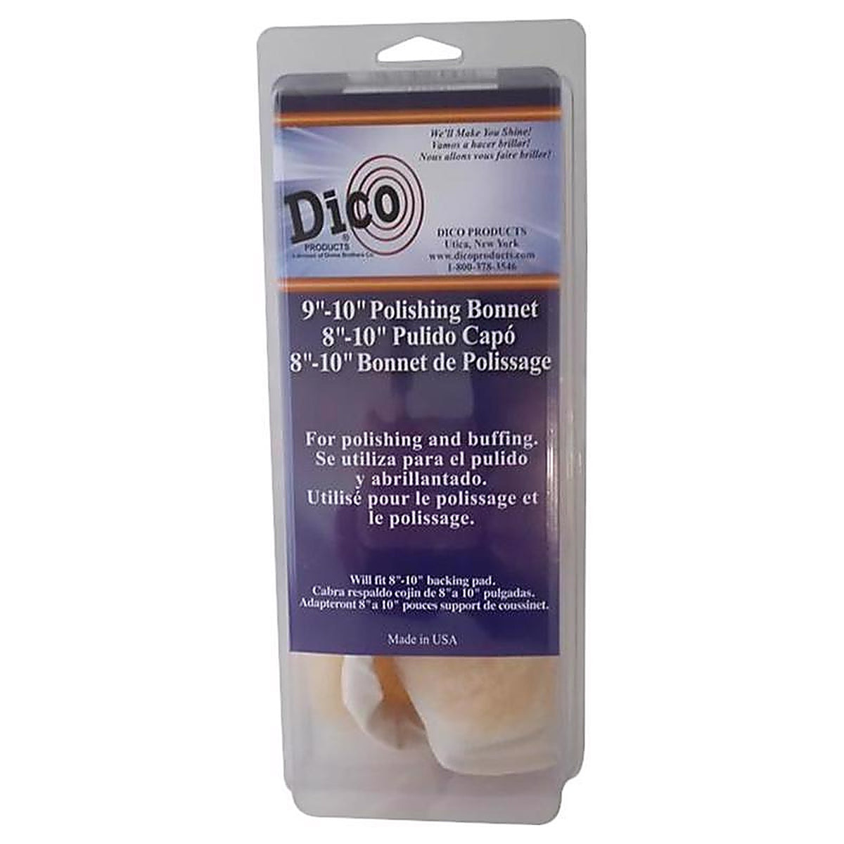 Dico 584-46953 Synthetic Fibers Polishing Bonnet