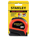 Stanley STHT30825 LeverLock 25 ft. L x 1 in. W Tape Measure 1/Pack