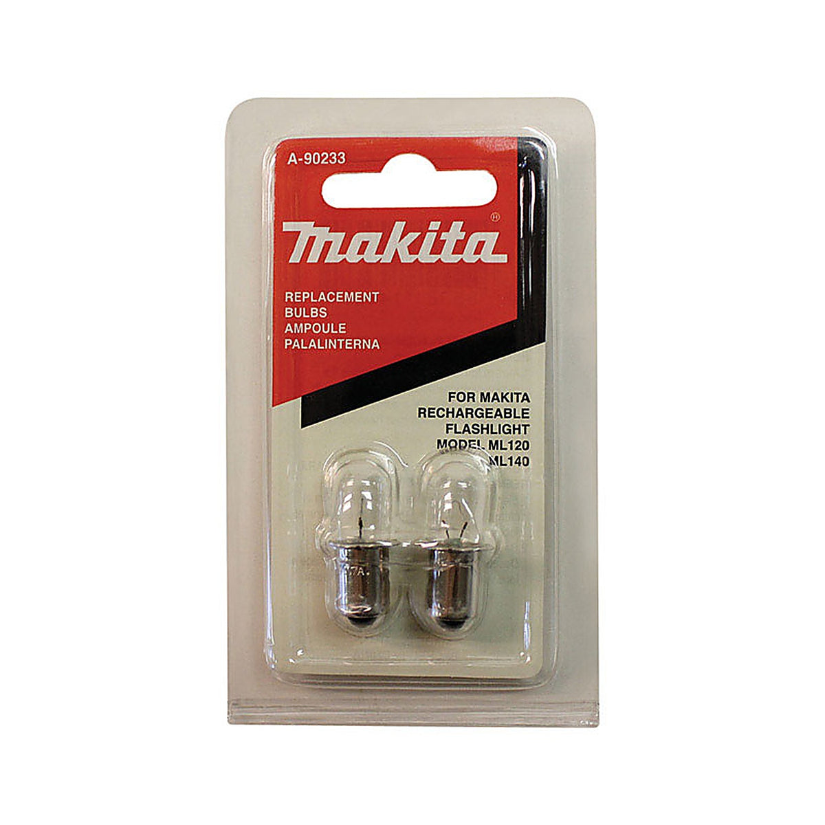 Makita - A-90233 - Incandescent Flashlight Bulb 12 V Bayonet Base