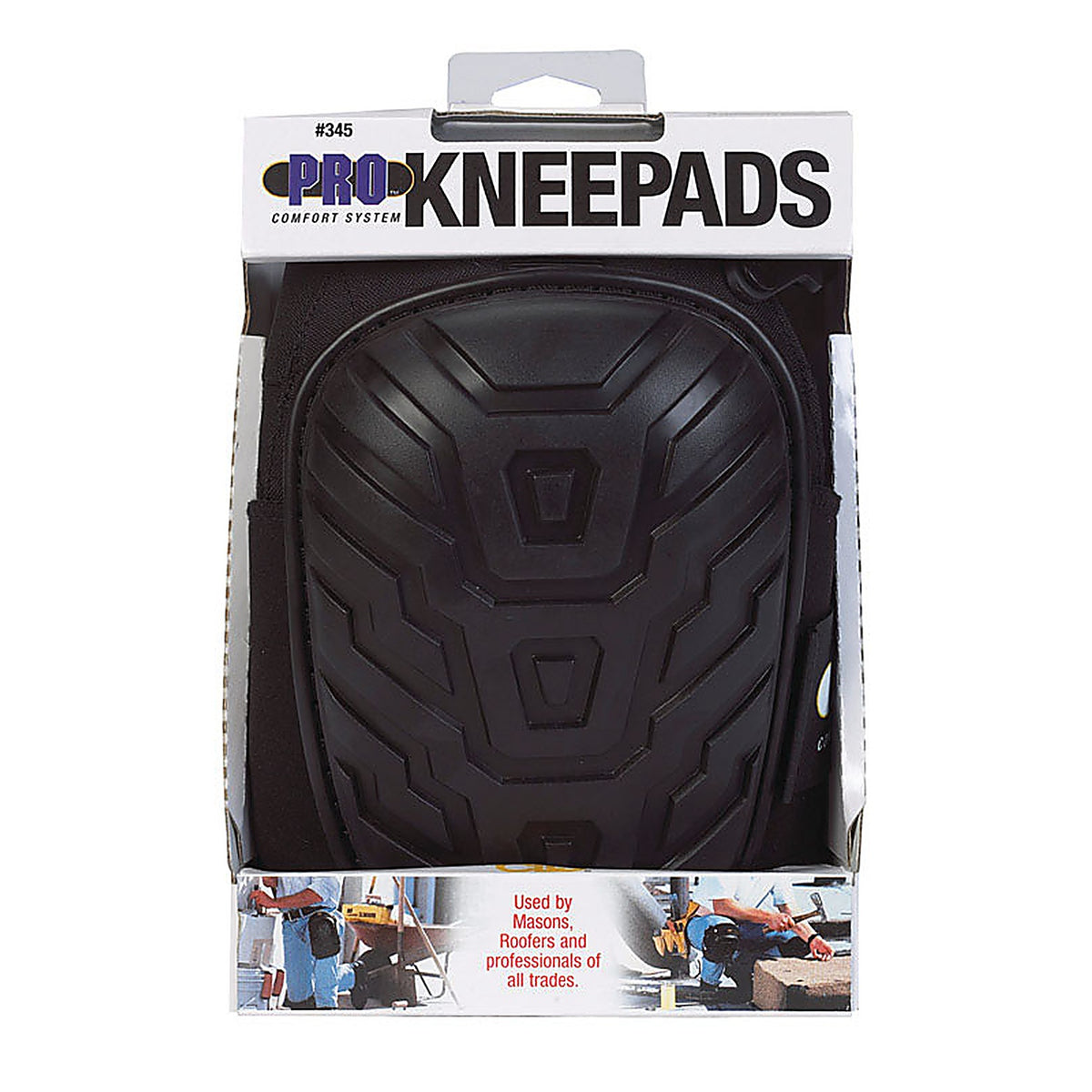 CLC 345 7 in. L X 4.9 in. W Foam/Polyester Knee Pads Black