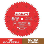 Diablo D1080X 10 in. D X 5/8 in. Carbide Circular Saw Blade 80 teeth 1 pk