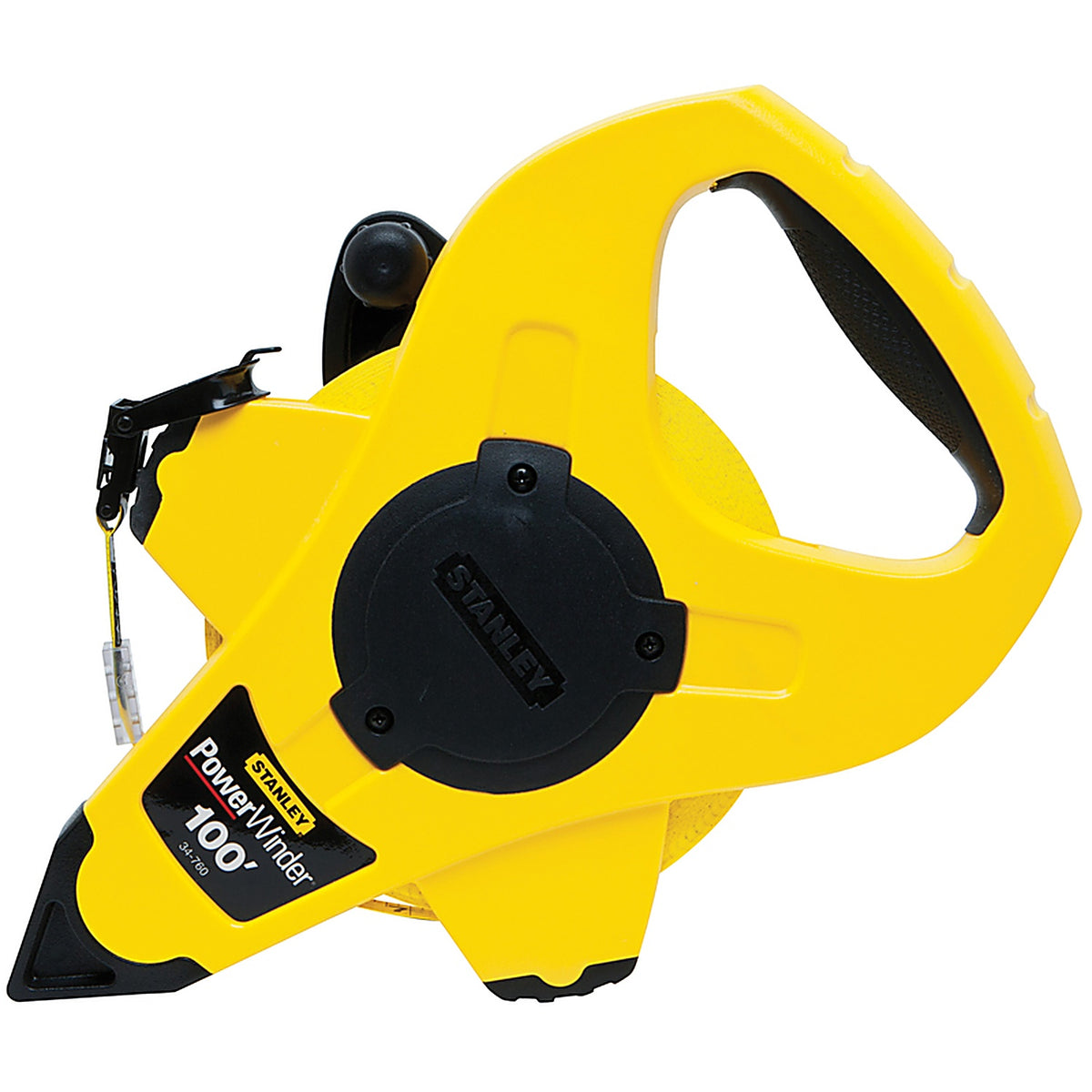 Stanley 34-760 PowerWinder 100 ft. L x 0.5 in. W Fiberglass Long Tape Measure 1/Pack