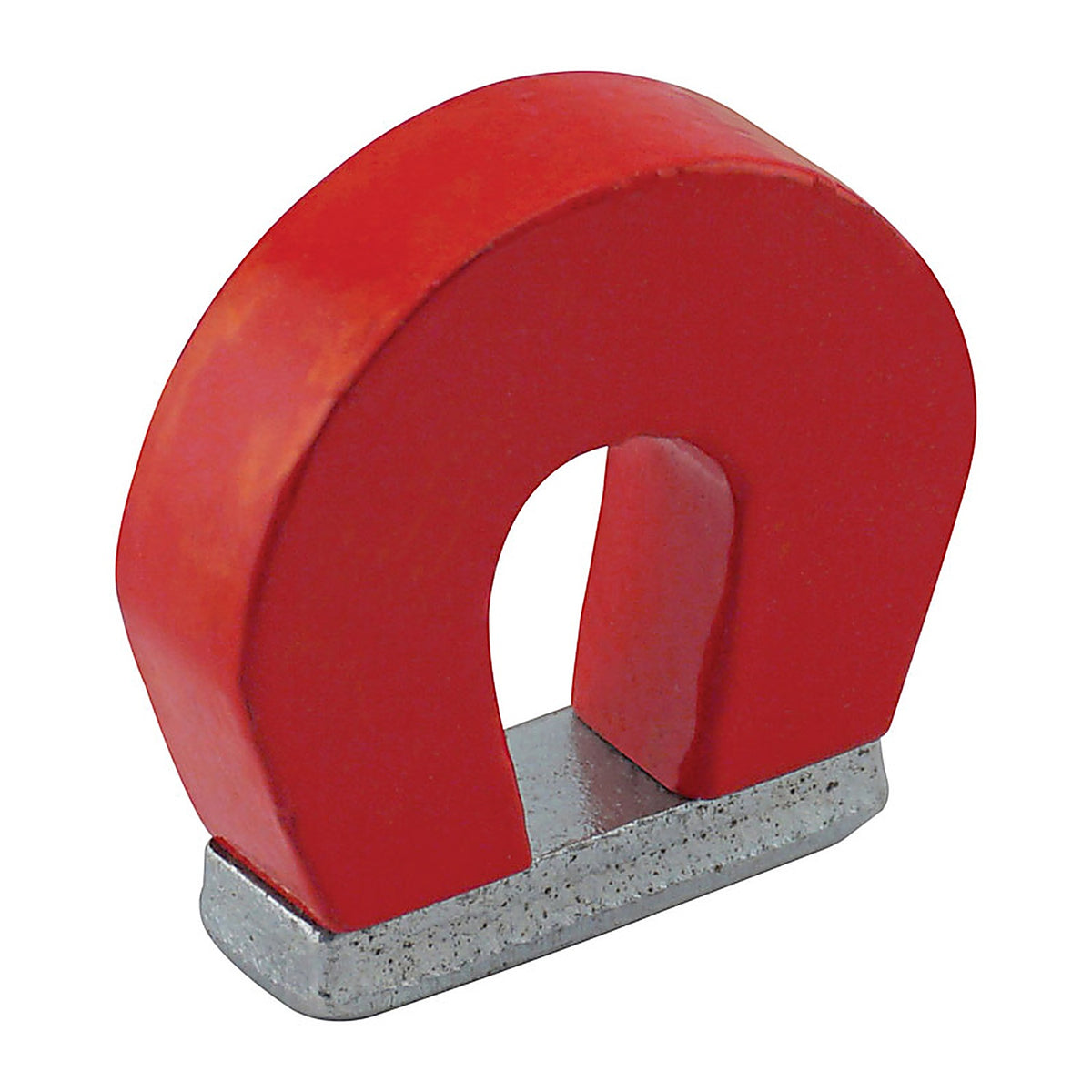 Master Magnetics 7279 1 in. Alnico Horseshoe Magnet 2 lb. pull 5.5 MGOe Red 1/pc.
