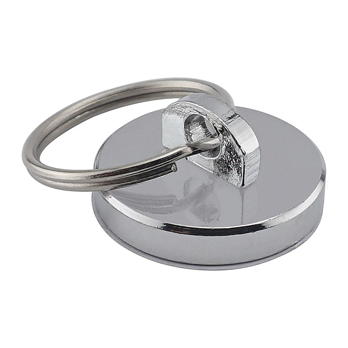 Master Magnetics 7287 1-1/8 in. Neodymium Round Magnet with Ring 35 lb. pull Silver 1/pc.