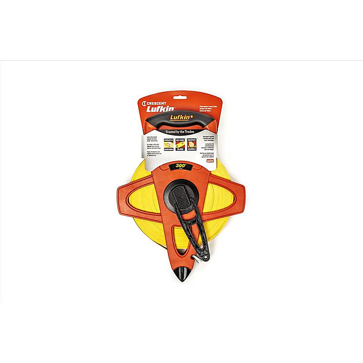 Crescent - FE300 - Lufkin 300 Ft. L X 0.5 In. W Reel Rewind Tape Measure 1 Pack