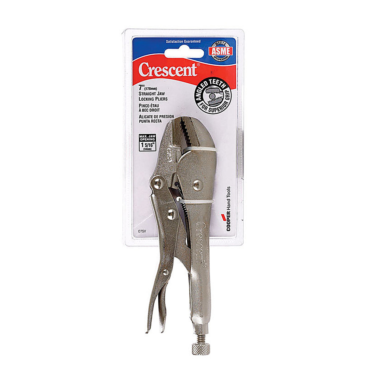 Crescent - C7SVN - 7 In. Alloy Steel Straight Jaw Locking Pliers