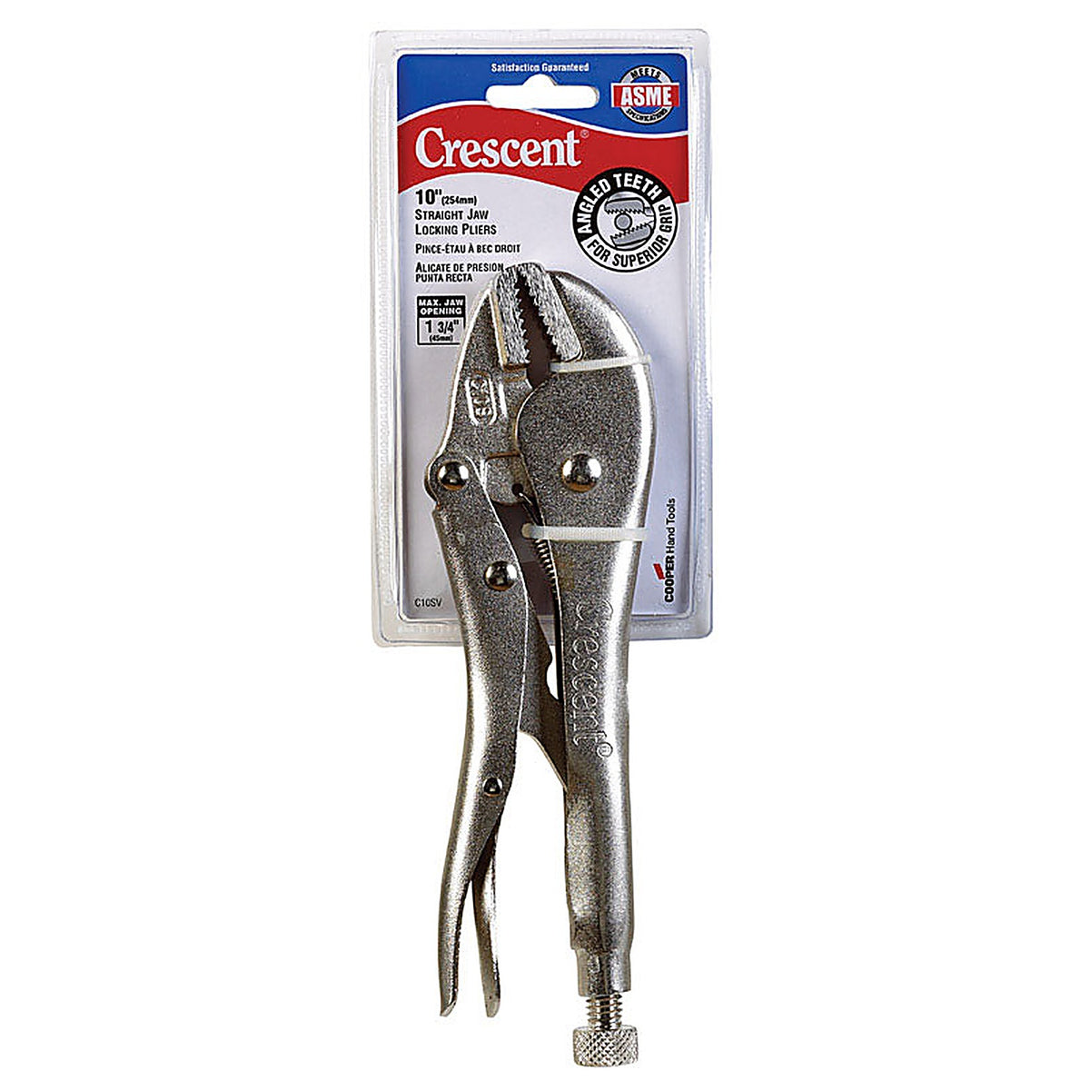 Crescent - C10SVN-08 - 10 In. Alloy Steel Straight Jaw Curved Pliers