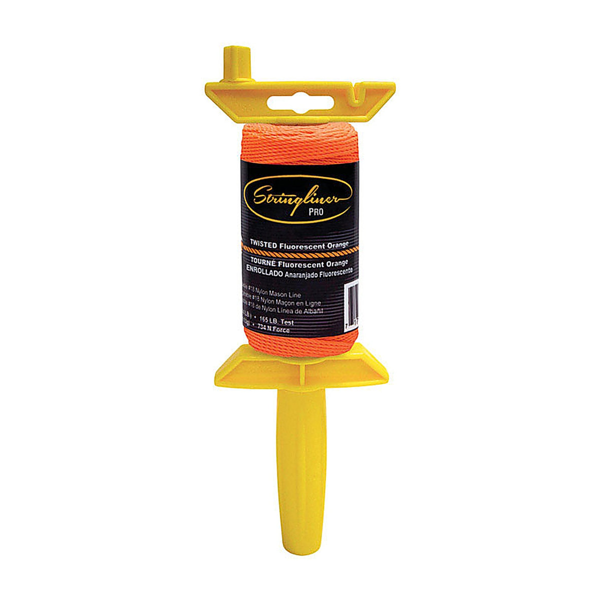 US Tape 25106 Stringliner Pro Orange Twisted Mason Line and Reel 270 ft.