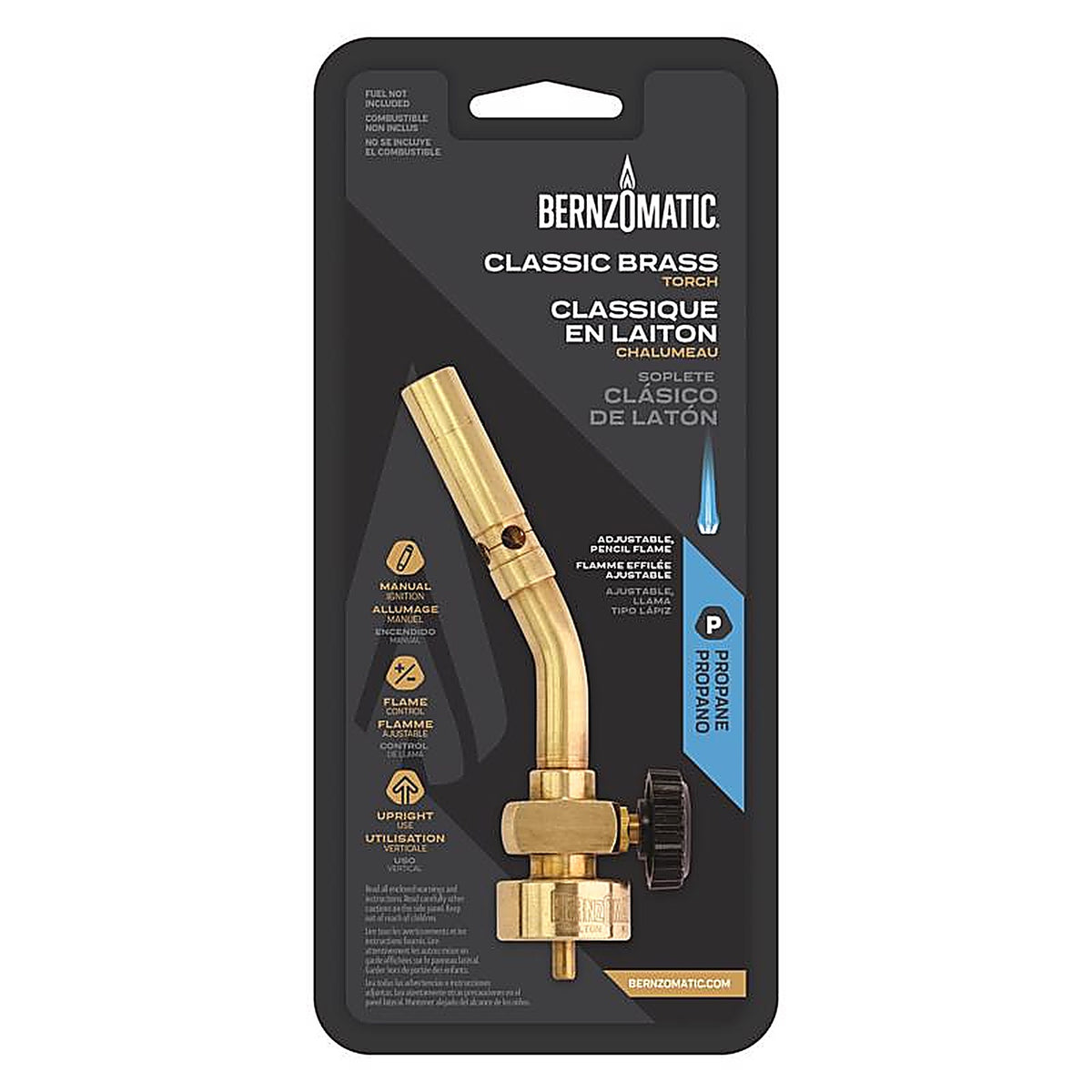 Bernzomatic UL2317 16 oz Classic Torch Brass 1 pc