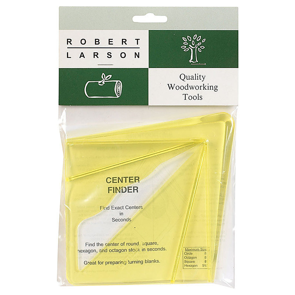 Robert Larson - 800-2875 - 9-1/2 In. L X 6 In. H Plastic Center Finder