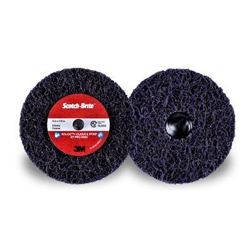 3M 21552 Scotch-Brite Roloc+ Clean and Strip XT Pro Disc, TR+, 4 in x 1/2 in, S XCS 61500303393