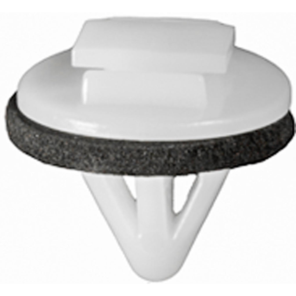Auveco 21653 Toyota Moulding Clip With Sealer- White Nylon