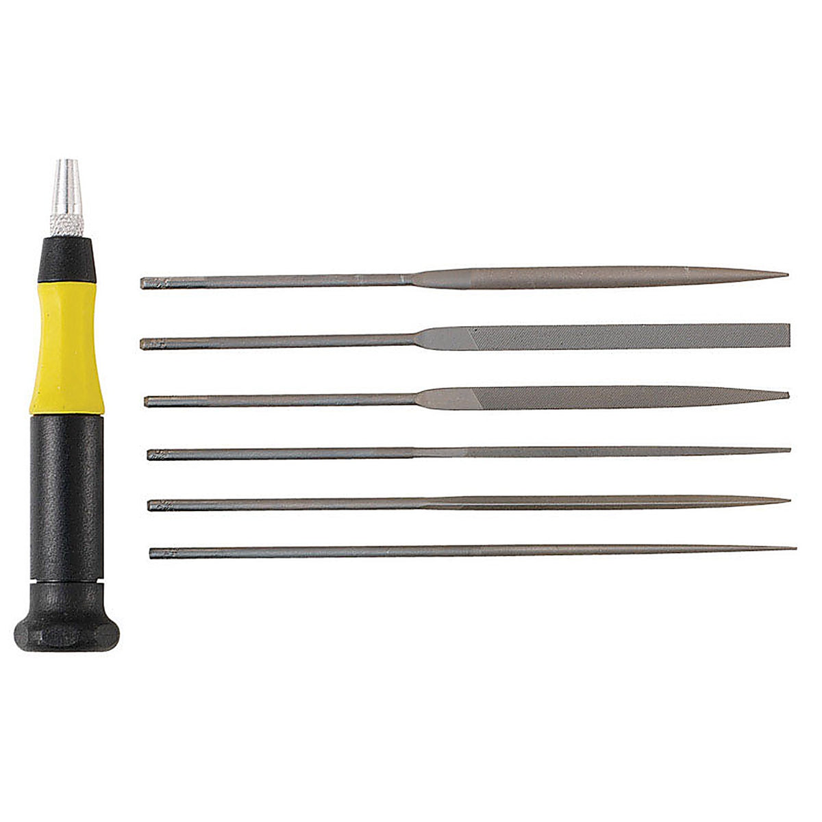 General Tools 707476 5-1/2 in. L Steel Needle File Set 6/pc.
