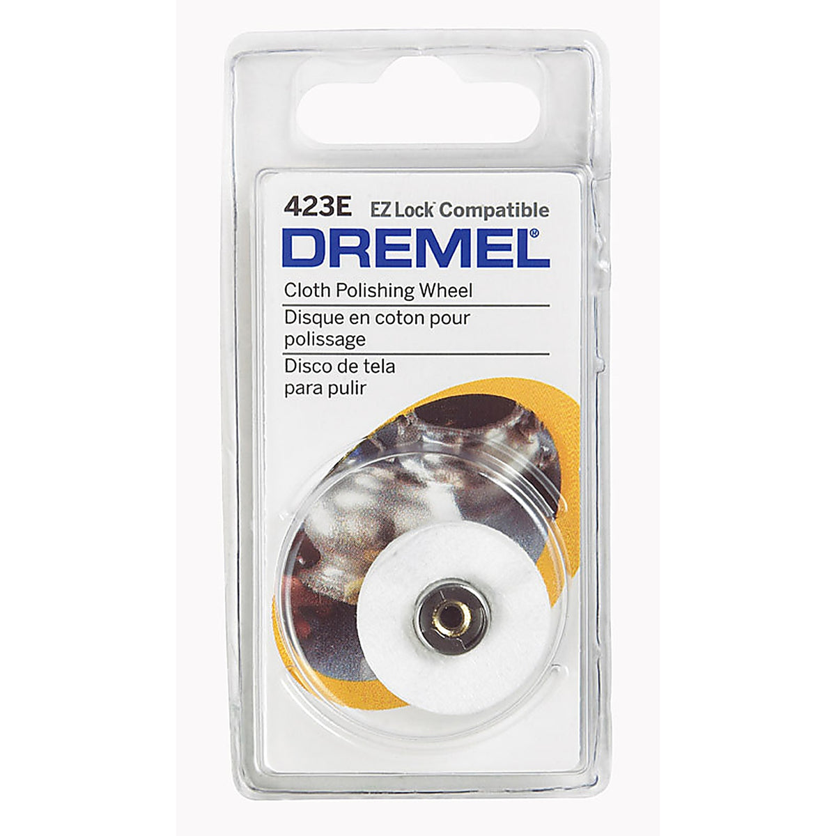 Dremel - 423E - 1 In. Metal/Cloth Polishing Wheel 1 Pack