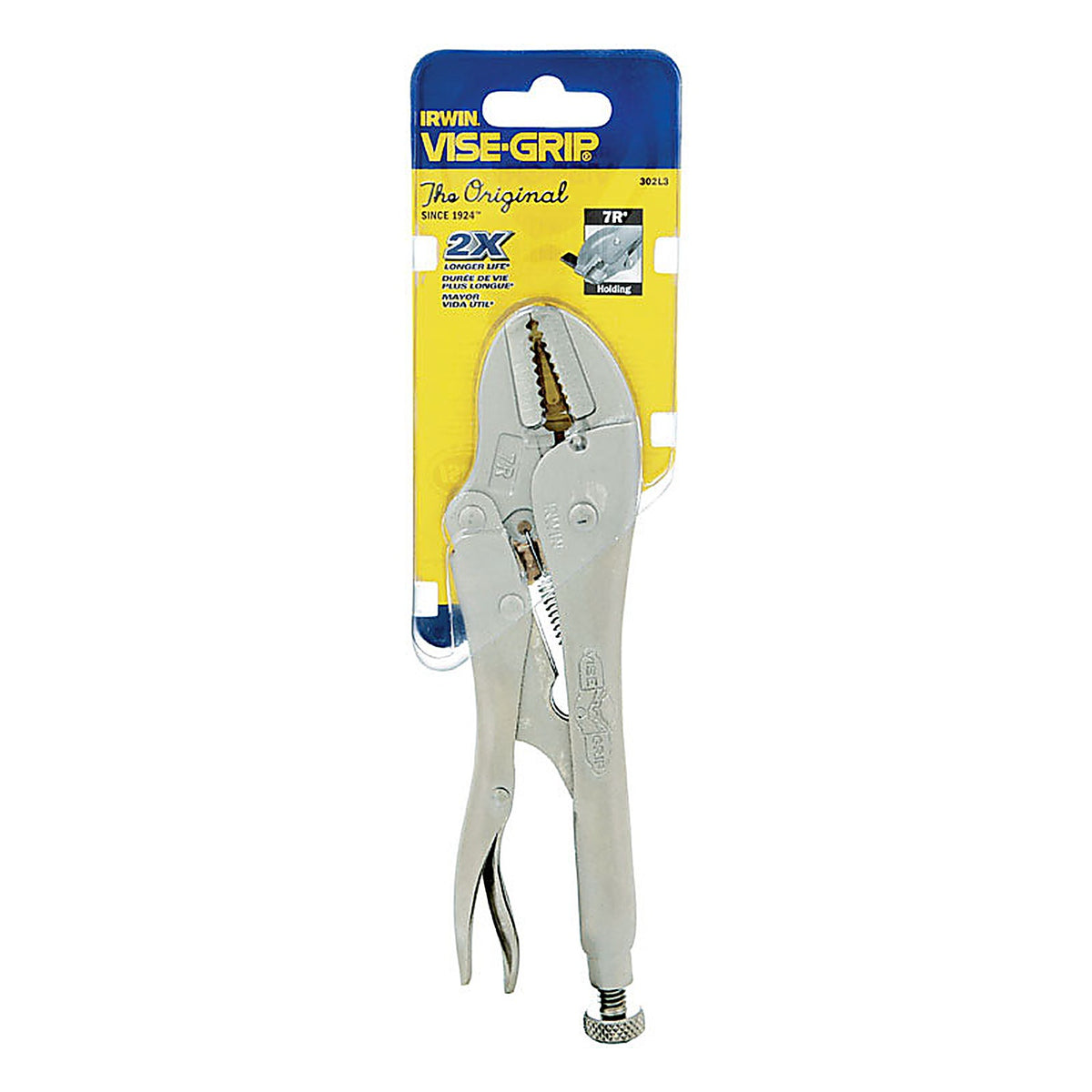 Irwin 302L3 7 in. Steel Locking Pliers