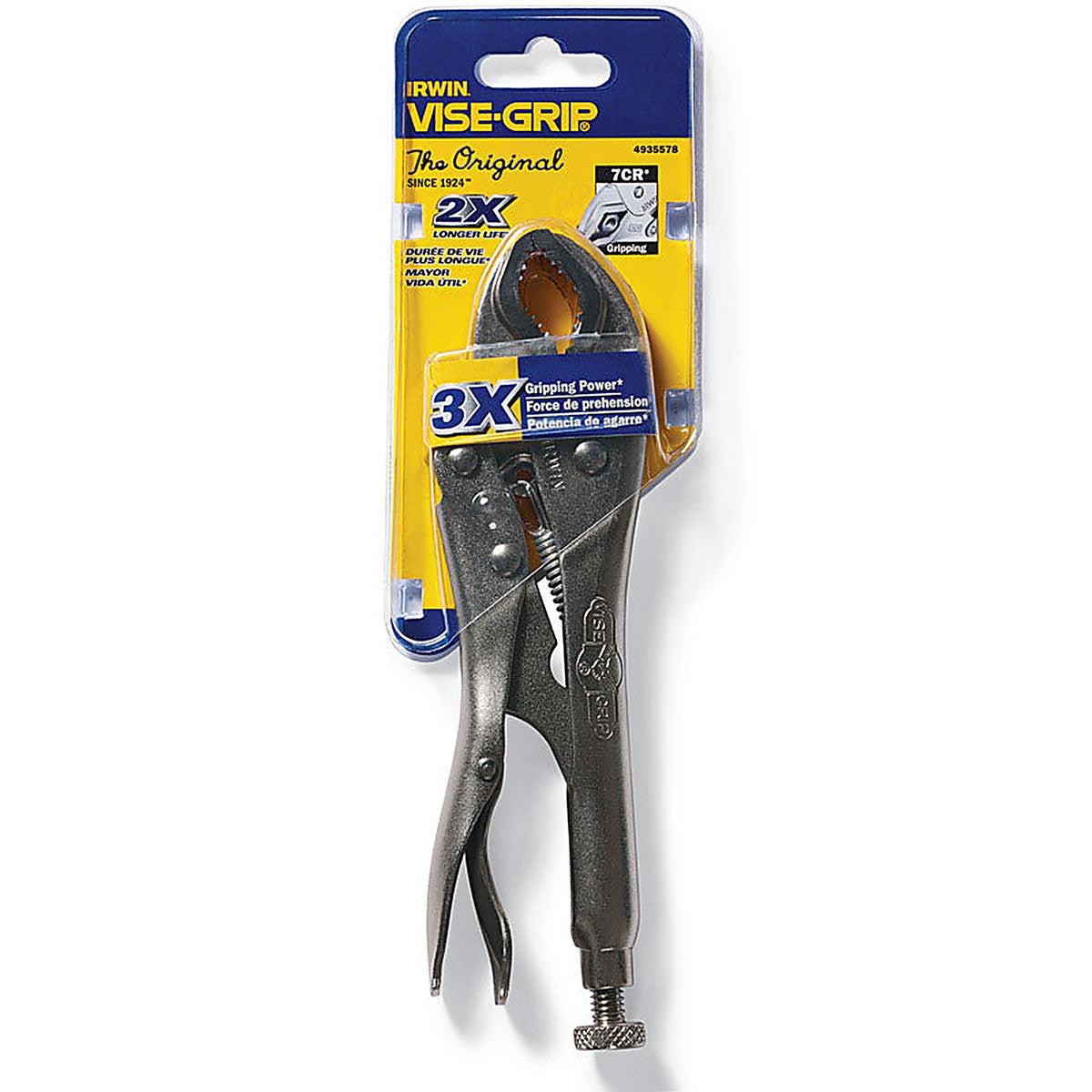 Irwin 4935578 Vise-Grip 7 in. Alloy Steel Curved Pliers