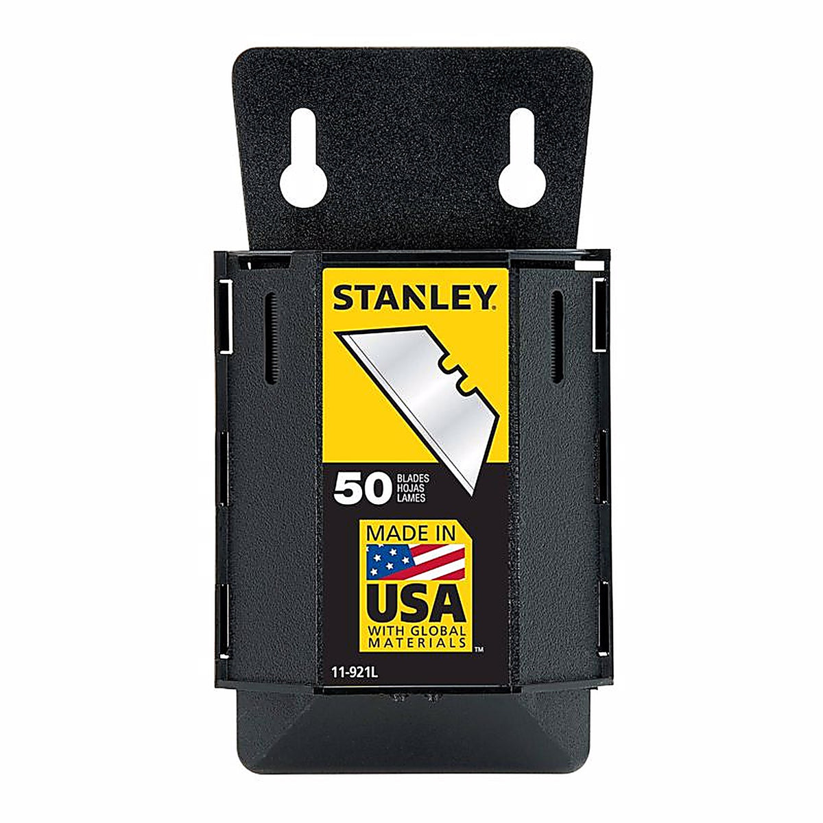 Stanley 11-921L Steel Heavy Duty Blade Dispenser with Blades 2-7/16 in. L 50/Pack