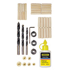 General Tools 840 Aluminum 4 in. Doweling Jig with Bit Stop 4 in. 1/pc.