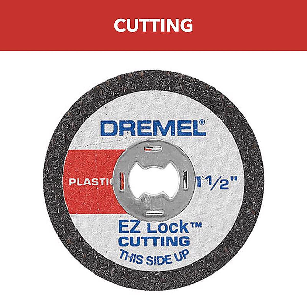 Dremel - EZ476 - Ez Lock 1-1/2 In. D X 1/8 In. Fiberglass Cut-Off Wheel 5 Piece