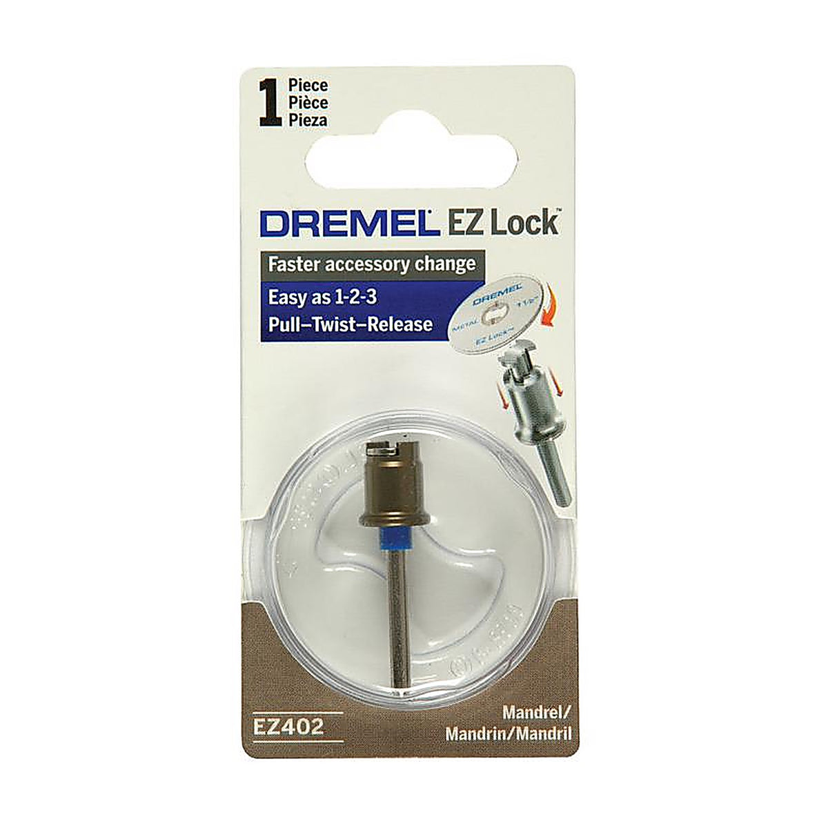 Dremel - EZ402 - 3 In. L Mandrel 1/8 In. Round 1 Piece