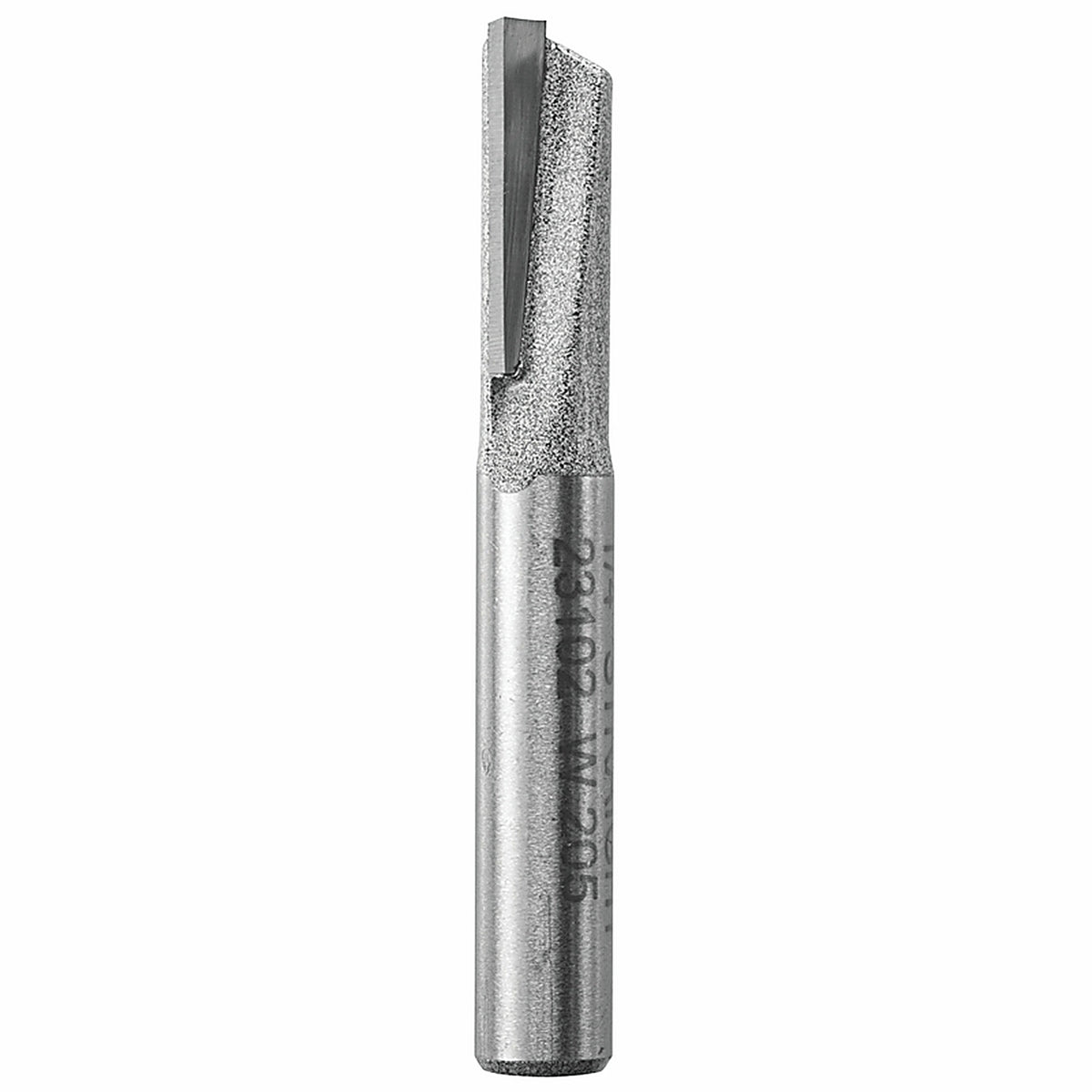 Vermont American 23102 1/4 in. D X 1/4 in. Dia. x 5/8 in. R X 1-7/8 in. L Carbide Tipped 1-Flute Straight