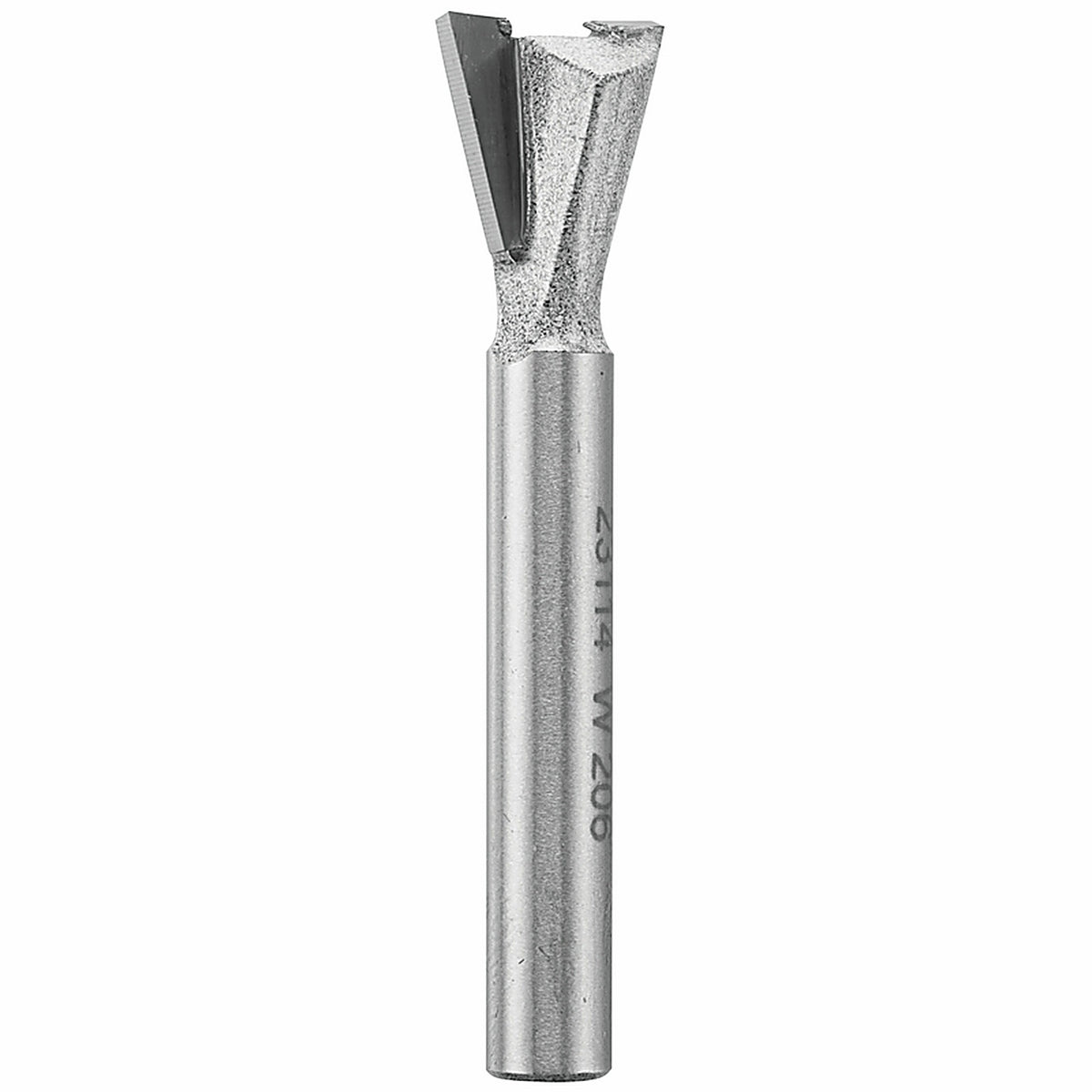 Vermont American 23114 1/2 in. D X 1/2 in. R X 1-3/4 in. L Carbide Tipped Dovetail Router Bit