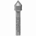 Vermont American 23120 1/2 in. D X 1/2 in. R X 1-3/4 in. L Carbide Tipped V-Groove Router Bit