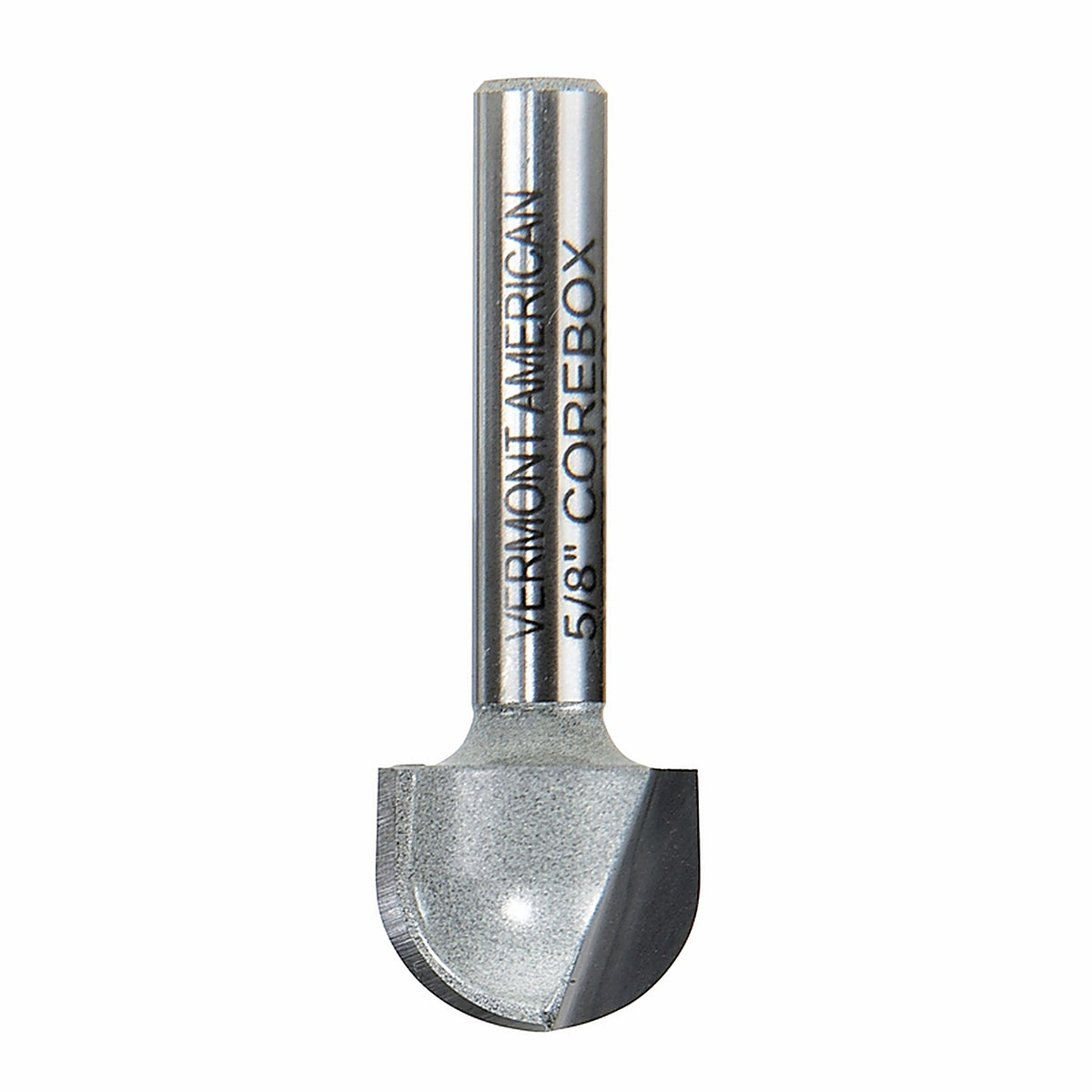 Vermont American 23124 5/8 in. D X 5/8 in. R X 1-3/4 in. L Carbide Tipped Core Box Router Bit