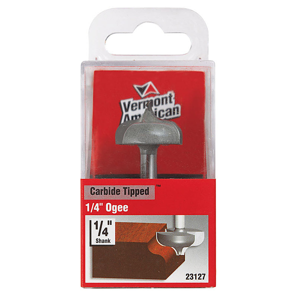 Vermont American - 23127 - 1-1/32 In. D X 1-1/32 In. X 1 In. L Carbide Tipped Ogee Router Bit