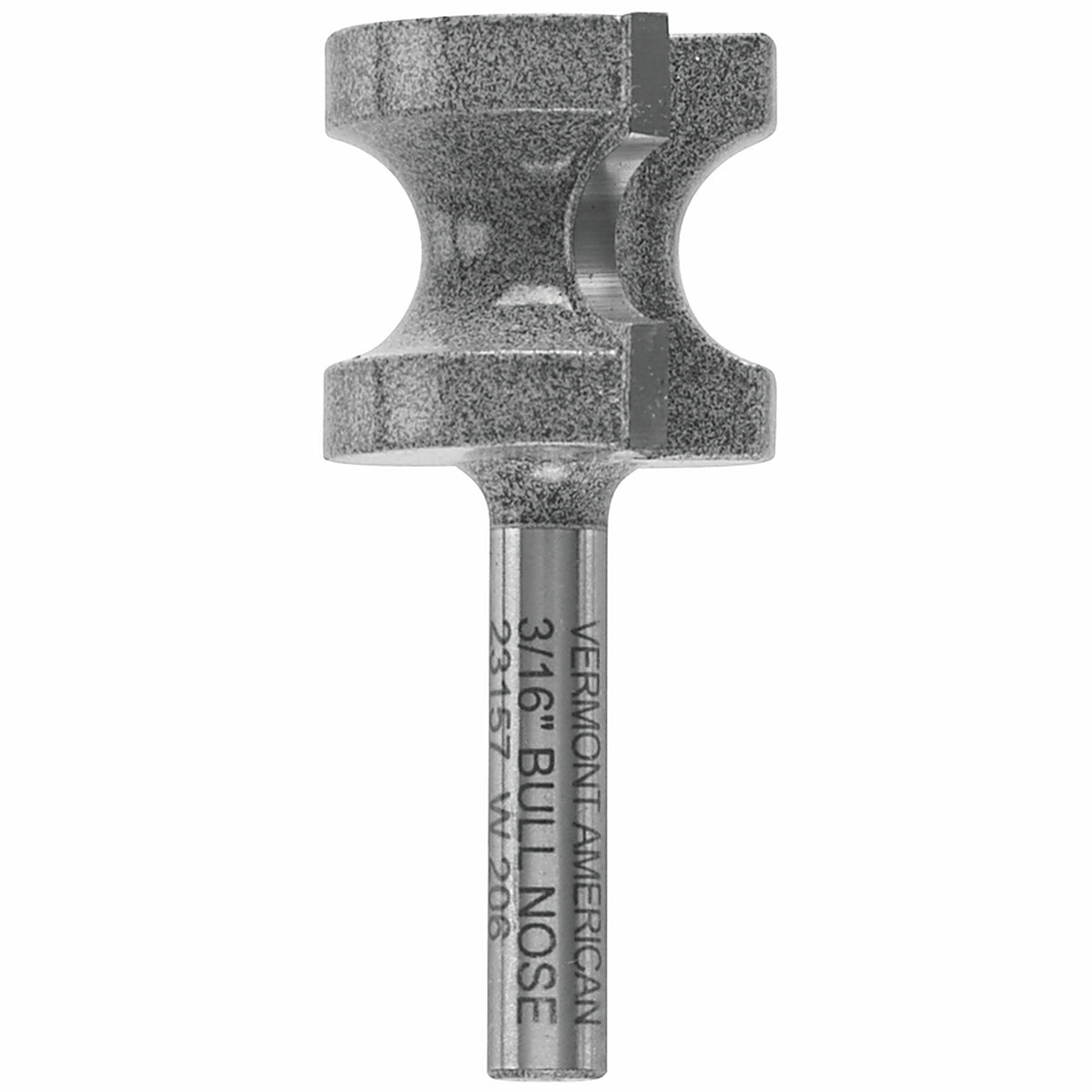 Vermont American - 23157 - 1 In. D X 3/16 In. X 2-1/8 In. L Carbide Tipped Bull Nose Router Bit