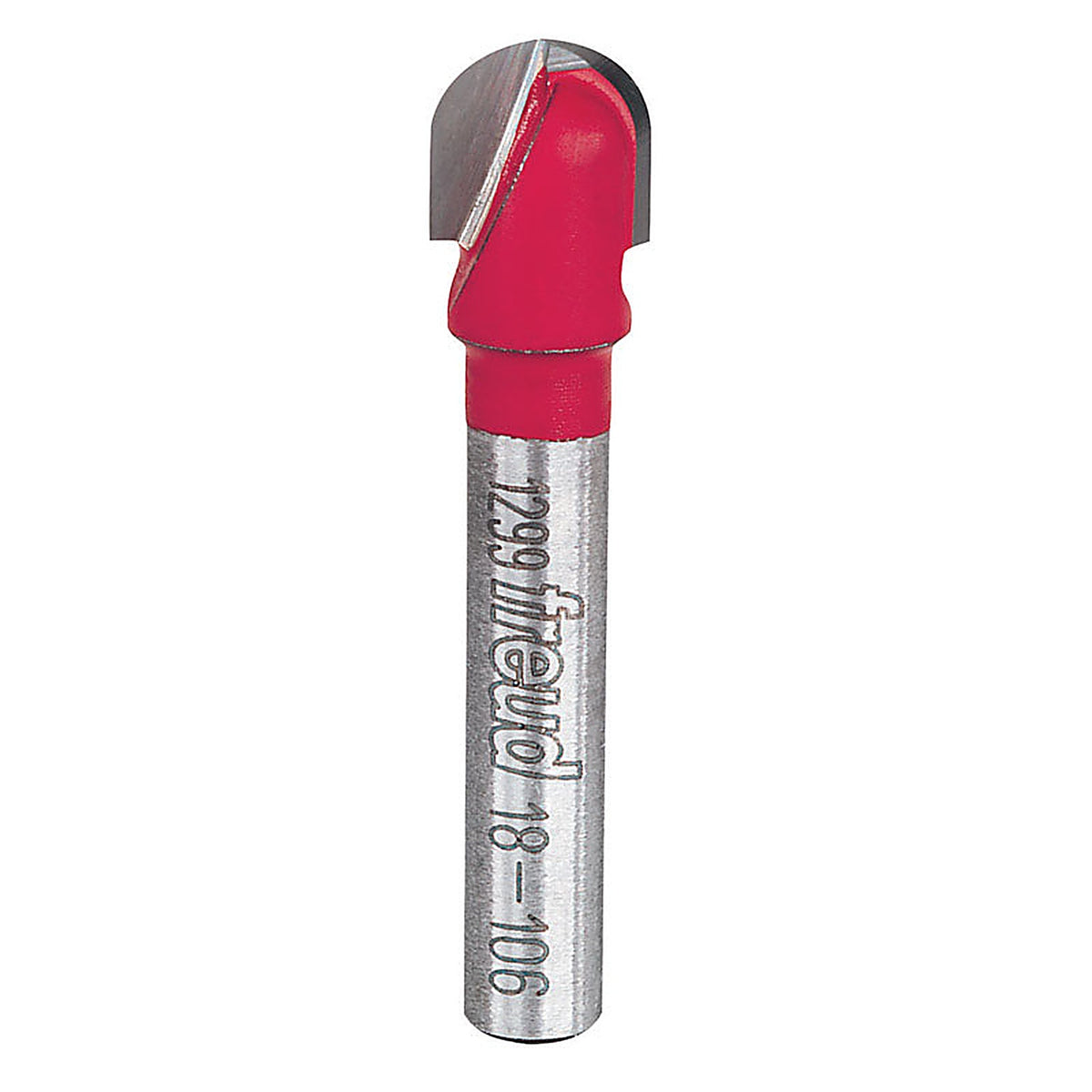 Freud - 18-106 - 3/8 In. D X 3/16 In. X 1-13/16 In. L Carbide Round Nose Router Bit