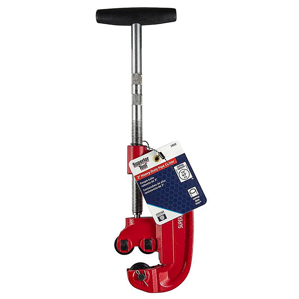 Superior Tool 2802 Pipe Cutter Black/Red
