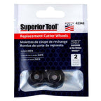 Superior Tool 42348 Replacement Cutter Wheel Black
