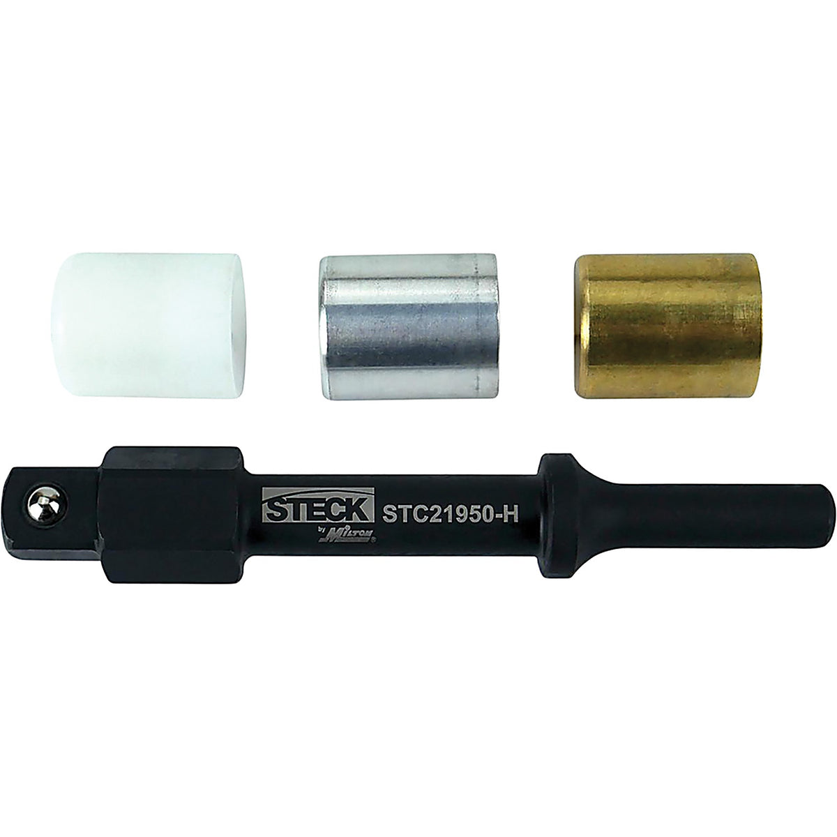 Steck - 21950 - 4-Piece Air Hammer Punch Set with Interchangeable Tips Non-Marring