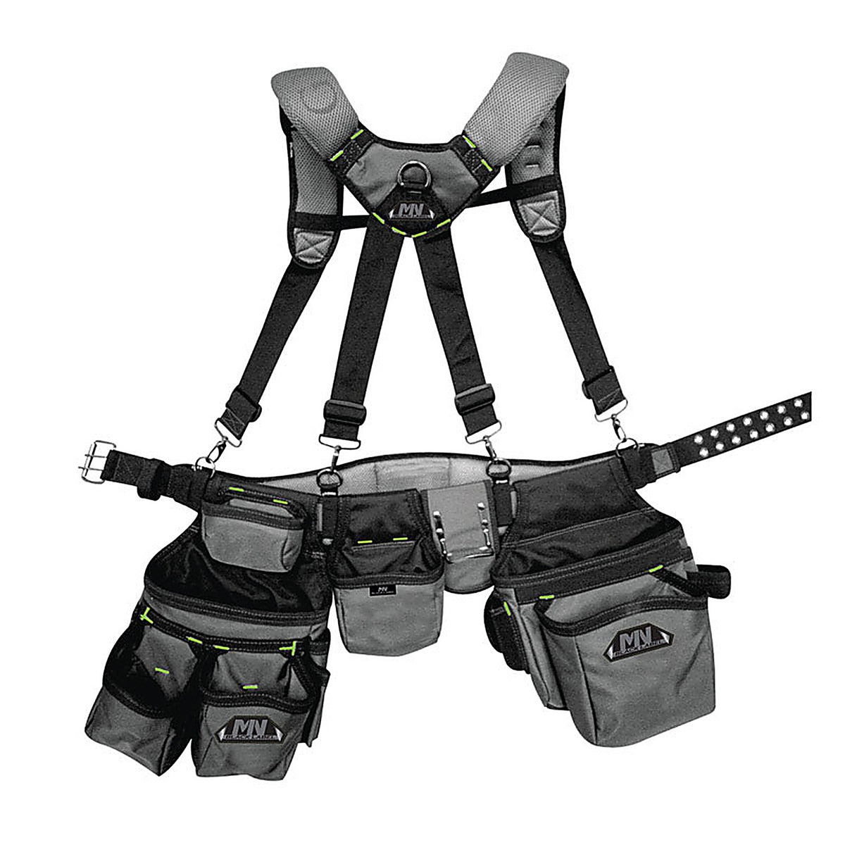 Brown Bag Company - BL 30299 - Mcguire-Nicholas 30 Pocket Ballistic Nylon Foam Suspension Rig 3.5 In. L X 16 In. H Gray 53 In.
