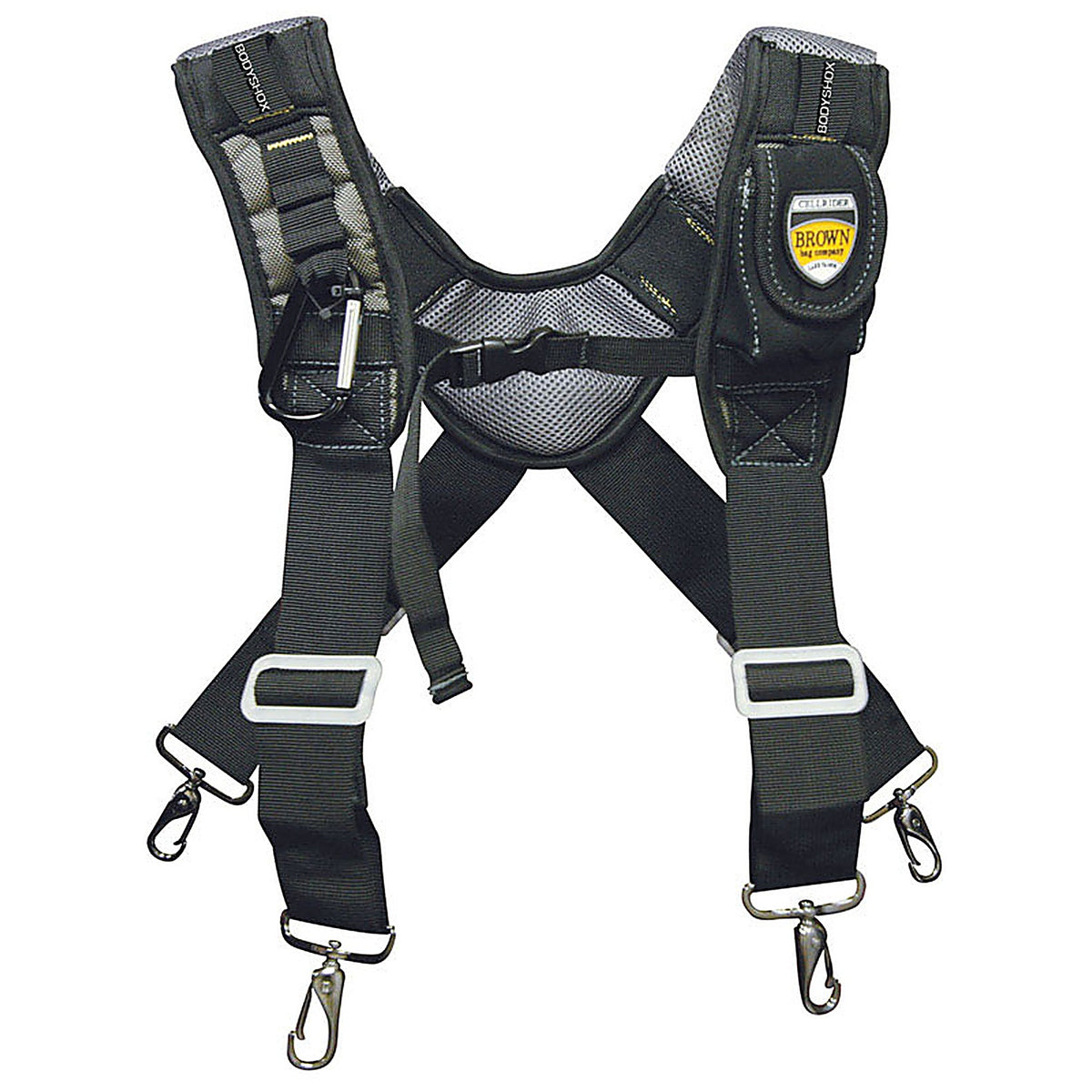 Mcguire-Nicholas - BL-30290 - 19 In. L X 1.75 In. W Foam Suspenders Black 1 Pair