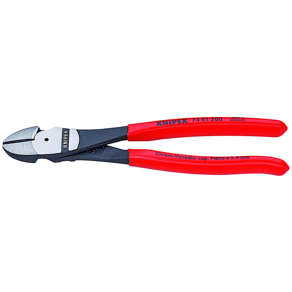 Knipex - 74 01 200 SBA - 8 In. Chrome Vanadium Steel High Leverage Diagonal Pliers