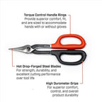 Crescent - WDF10D - Wiss 10-1/4 In. Stainless Steel Combination Duckbill Snips 1 Pack