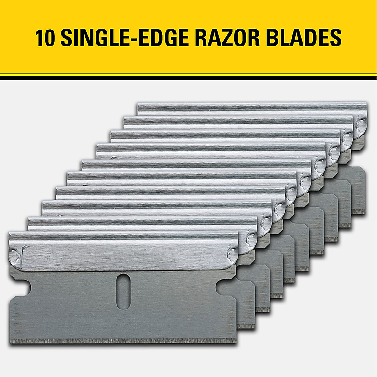 Stanley 28-510 High Carbon Steel Single Edge Razor Blade 1-1/2 in. L 10/pc.