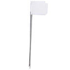 C.H. Hanson 15180 15 in. White Marking Flags Polyvinyl 10/Pack