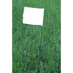 C.H. Hanson 15180 15 in. White Marking Flags Polyvinyl 10/Pack