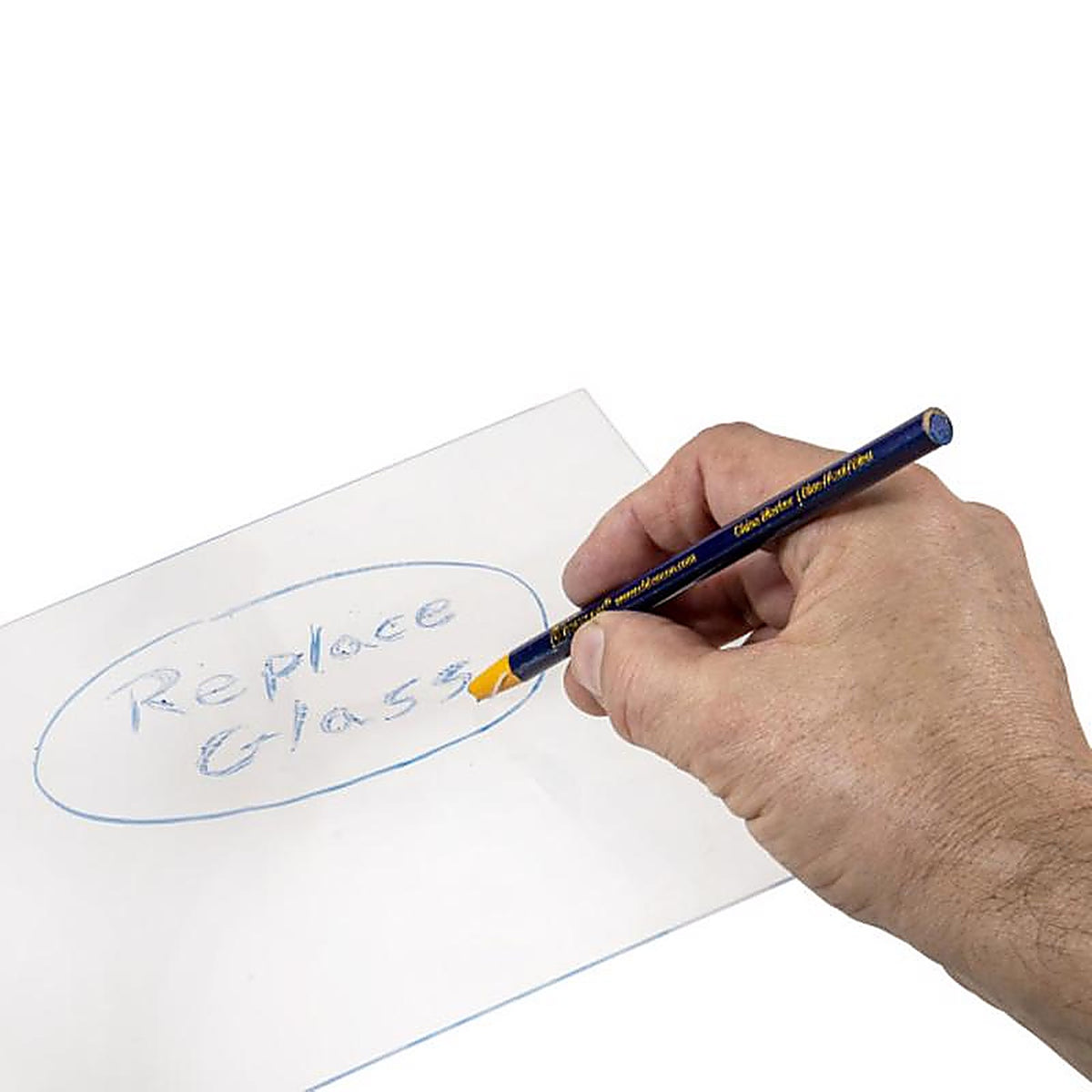 C.H. Hanson 10625 6.8 in. L x 0.3 in. W China Marker Blue Plastic