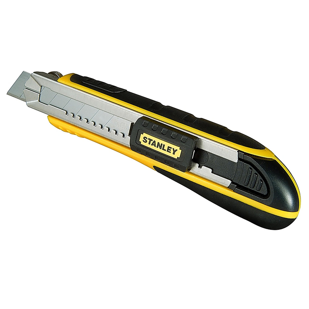 Stanley 10-481 FatMax 7 in. Retractable Snap-Off Utility Knife Black/Yellow 1/Pack