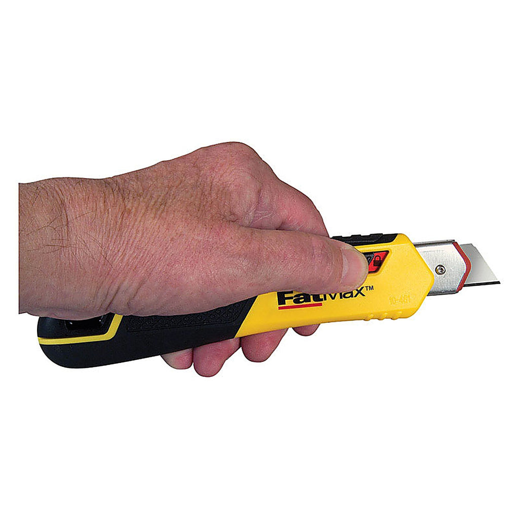 Stanley 10-481 FatMax 7 in. Retractable Snap-Off Utility Knife Black/Yellow 1/Pack