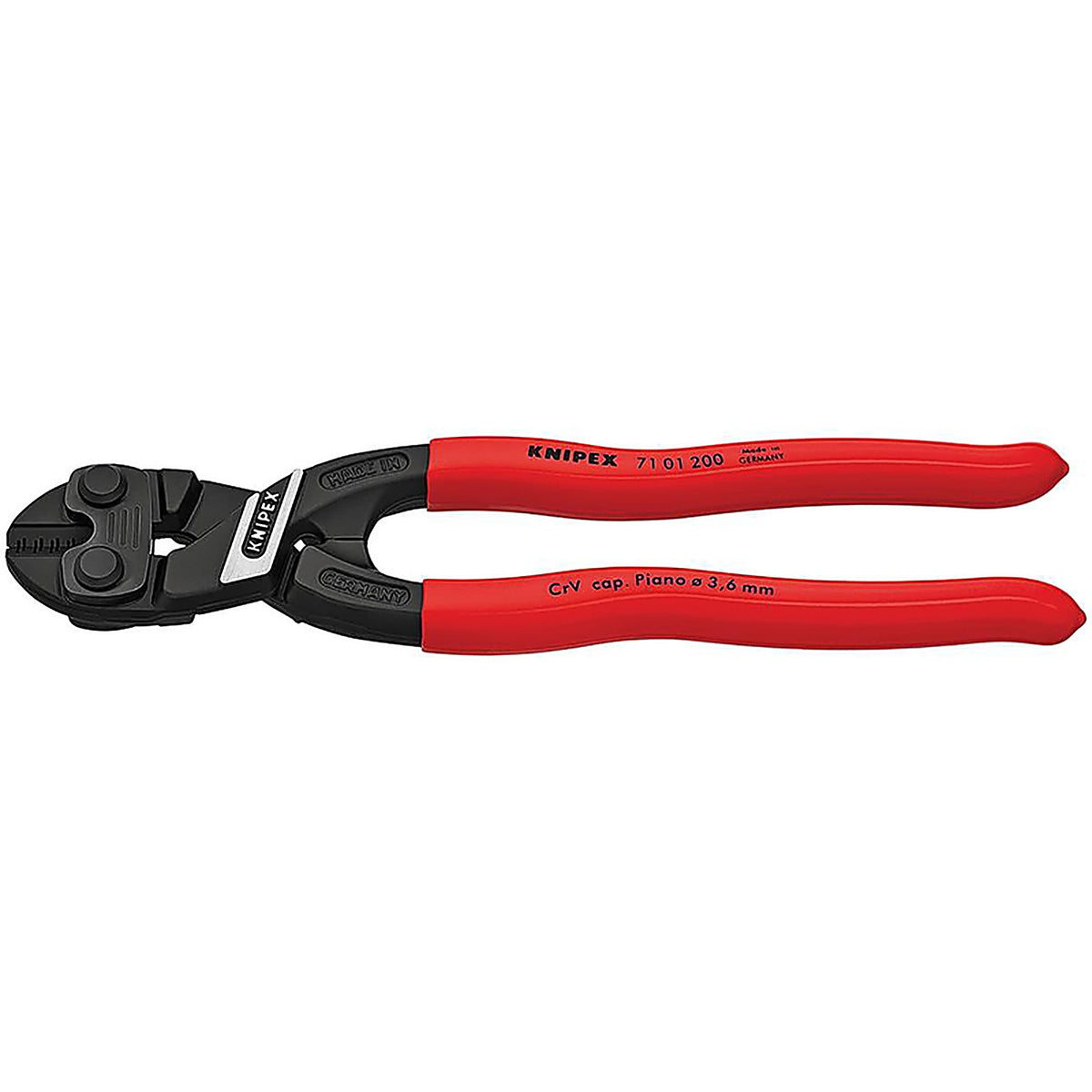 Knipex - 71 01 200 SBA - 8 In. Mini Bolt Cutter Black/Red 1 Pack