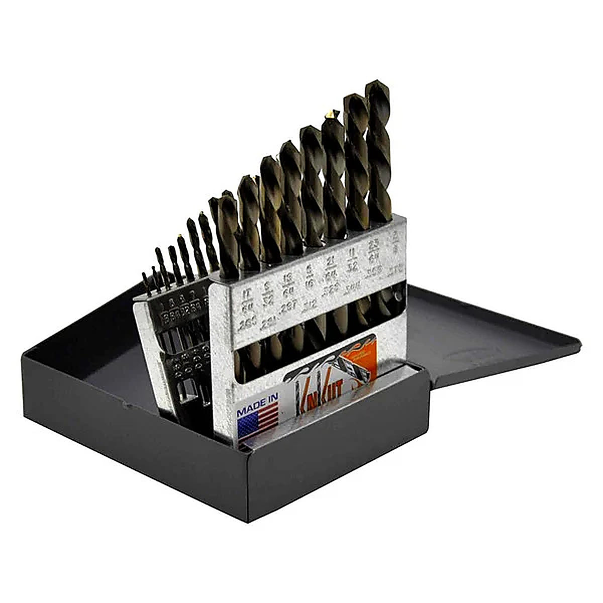 KnKut 21KK6 21PC LEFT HAND DRILL BIT SET