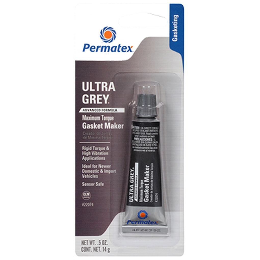Permatex 22074 Ultra Grey Rigid High-Torque RTV Silicone Gasket Maker