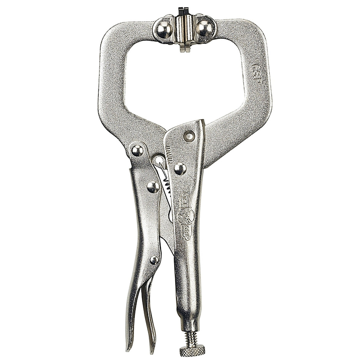 Irwin 18 Vise-Grip 2-1/8 in. x 1-1/2 in. D Locking C-Clamp with Swivel Pads 1000 lb. 1/pc.